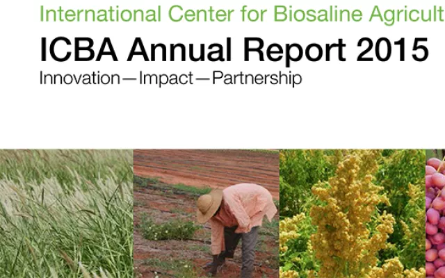 صدور التقرير السنوي للمركز الدولي للزراعة الملحية لعام ۲۰۱۵