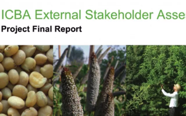  المركز الدولي للزراعة الملحية ينشر تقريره الأول حول التقييم الخارجي لأصحاب الشأن المعنيين بالمركز