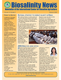 Biosalinity News of 2010 No.1