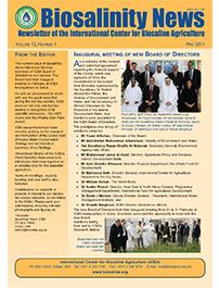 Biosalinity News of 2011 No.1