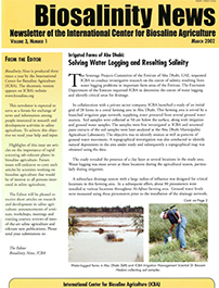 Biosalinity News. 2002. Vol.3. No.1