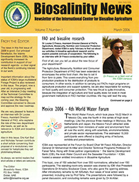 Biosalinity News. 2006. Vol.7. No.1