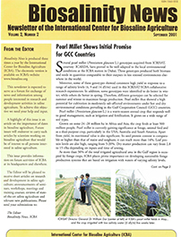 Biosalinity News. 2001. Vol.2. No.2