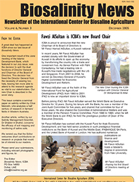 Biosalinity News. 2005. Vol6. No.3