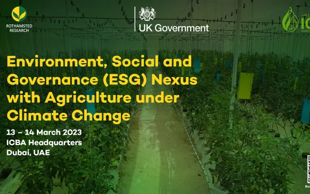 Environment, Social and Governance (ESG) nexus with Agriculture under Climate Change