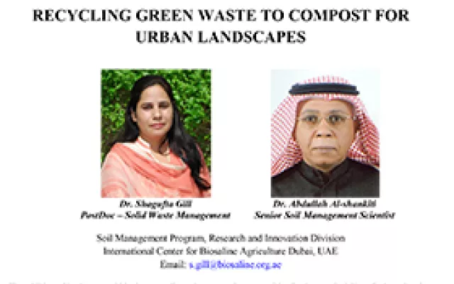  Recycling green waste to compost for urban landscapes