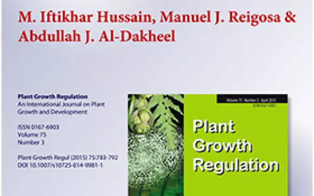 Biochemical, physiological and isotopic responses to natural product p-hydroxybenzoic acid in Cocksfoot (Dactylis glomerata L.). 