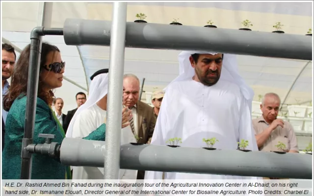 UAE Minister of Environment and Water inaugurates Agricultural Innovation Center