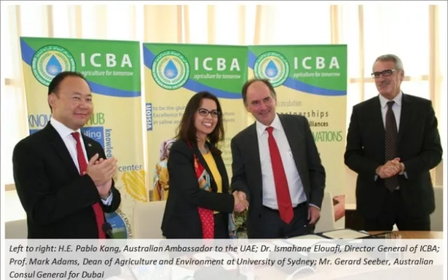 Strengthening Partnership - University of Sydney, Australia, signs a Memorandum of Understanding with ICBA