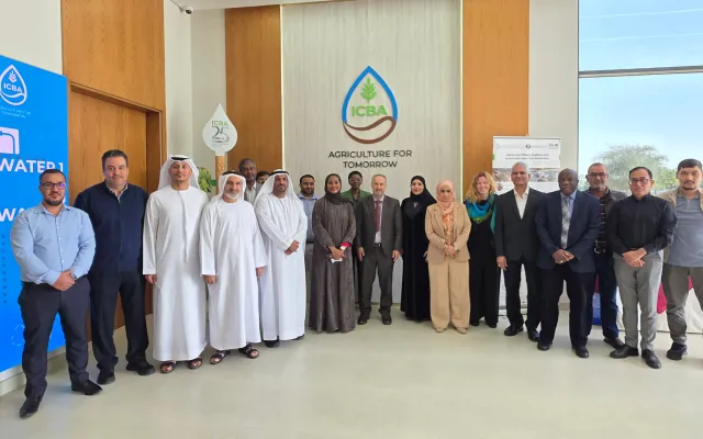 An Inception meeting brought together the Ministry of Climate Change and Environment, the International Center for Agricultural Research in the Dry Areas (ICARDA), the Abu Dhabi Agriculture and Food Safety Authority, and the International Center for Biosaline Agriculture (ICBA) to strengthen Good Agricultural Practices (GAP) for the sustainable management of the Red Palm Weevil within date palm production systems.