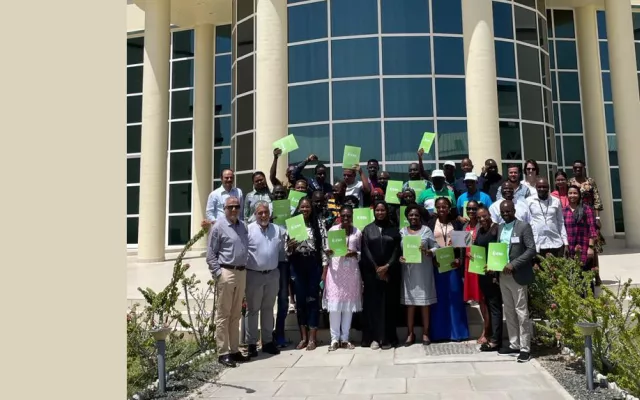As part of this project, ICBA recently conducted in Dubai, the UAE, a hands-on training workshop on community seed banks for 27 researchers, extension specialists, cooperative members and other stakeholders from the project countries.