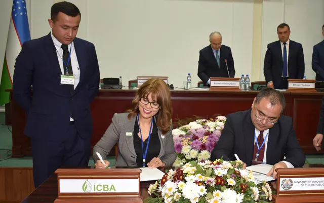 The International Center for Biosaline Agriculture (ICBA) and the Ministry of Innovative Development of Uzbekistan signed a memorandum of understanding to establish an international innovation center for the Aral Sea Basin under the President of the Republic of Uzbekistan. 