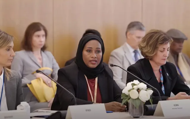 ومثّلت الدكتورة طريفة الزعابي، المدير العام لـ«إكبا»، المركز من خلال مداخلة في الحوار الوزاري حول الزراعة الآمنة مائياً، فيما أدارت الحوار الوزاري حول تعزيز مرونة نظم الغذاء وسلاسل الإمداد الحيوية.