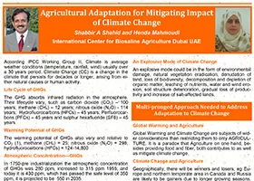 Agricultural Adaptation for Mitigating Impact of Climate Change