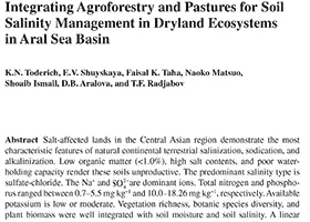 Integrating Agroforestry and Pastures for Soil Salinity Management in Dryland Ecosystems in Aral Sea Basin