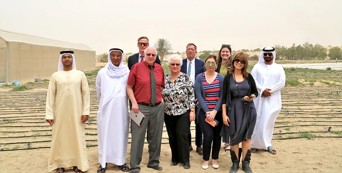 Dr. Merle Jensen, who in the 1960s pioneered biosaline agriculture in the UAE deserts, has visited the International Center for Biosaline Agriculture (ICBA) in Dubai to learn about the center’s research-for-development work in marginal environments.