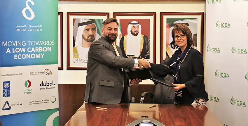 The collaboration was formalized through a Memorandum of Understanding (MoU) signed by Dr. Ismahane Elouafi, Director General of ICBA, and Mr. Ivano Iannelli, Chief Executive Officer of DCCE.