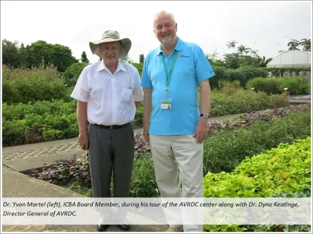 Prospects of Collaboration between AVRDC–The World Vegetable Center, in Taiwan, and ICBA