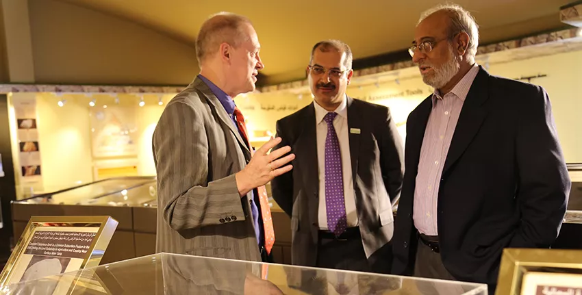The Belgian delegation toured the Emirates Soil Museum, which is a unique facility in the Gulf region
