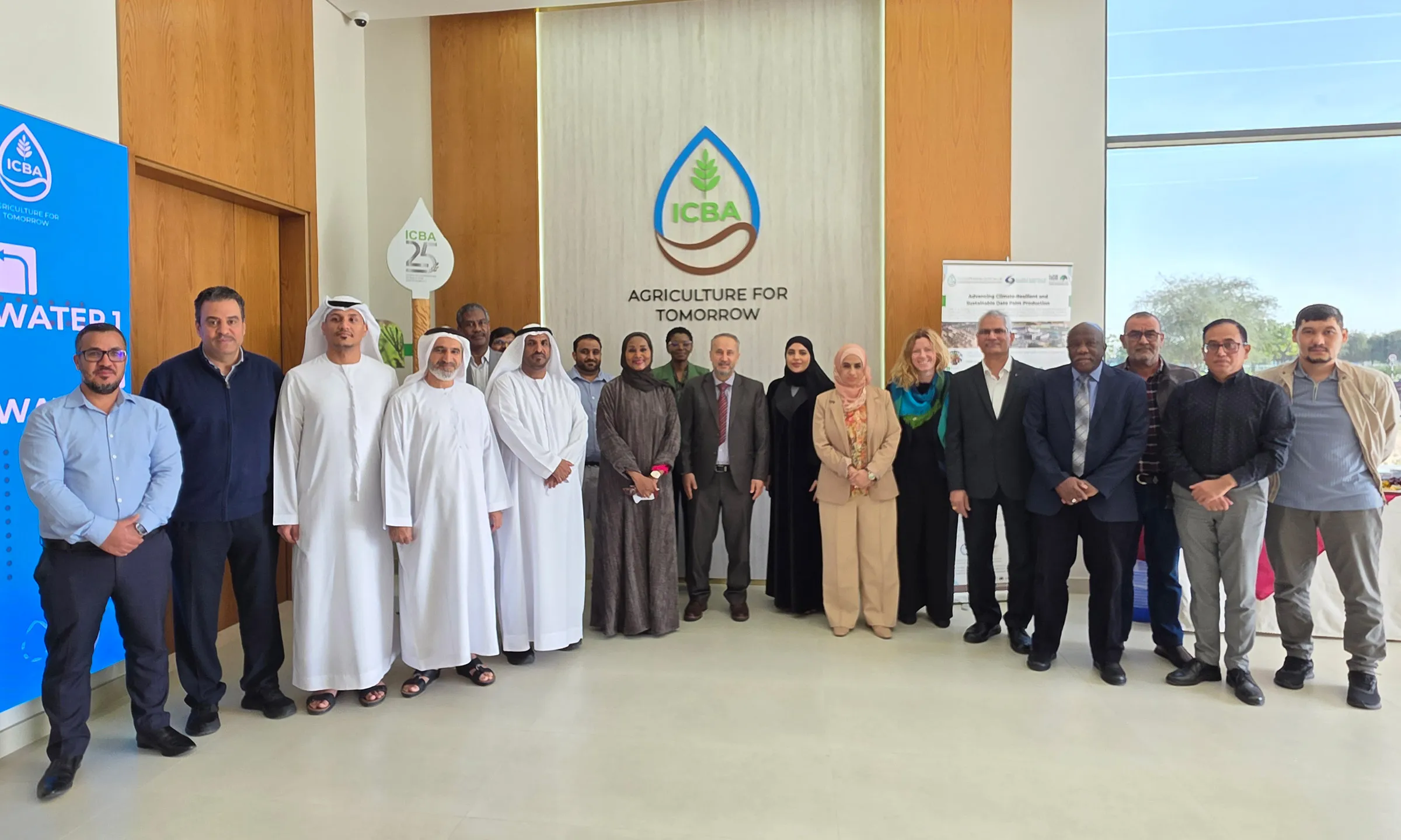 An Inception meeting brought together the Ministry of Climate Change and Environment, the International Center for Agricultural Research in the Dry Areas (ICARDA), the Abu Dhabi Agriculture and Food Safety Authority, and the International Center for Biosaline Agriculture (ICBA) to strengthen Good Agricultural Practices (GAP) for the sustainable management of the Red Palm Weevil within date palm production systems.