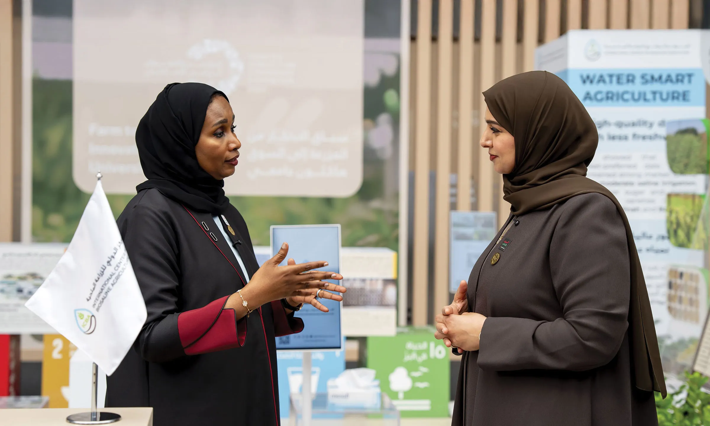 On the sidelines of the second Emirates Agriculture Conference and Exhibition in Al Ain, the Ministry of Climate Change and Environment (MOCCAE) and the International Centre for Biosaline Agriculture (ICBA) officially launched the National Agricultural Initiative for the Adoption of Climate-Smart Crops in the UAE. 