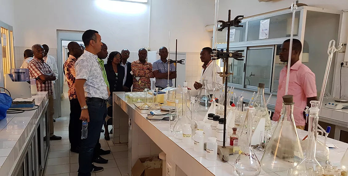 وفي توغو، أجرى الفريق ورشة عمل أخرى بتاريخ 8-9 يوليو/تموز 2019 بالتعاون مع المعهد التوغولي للبحوث الزراعية. 
