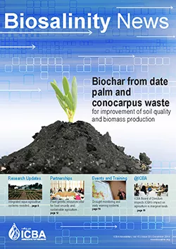 Biochar from date palm and conocarpus waste for improvement of soil quality and biomass production