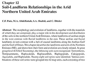 Soil-Landform Relationships in the Arid Northern United Arab Emirates